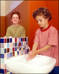 hand washing
