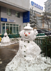 Snowman Winter Beijing United Family Hospital